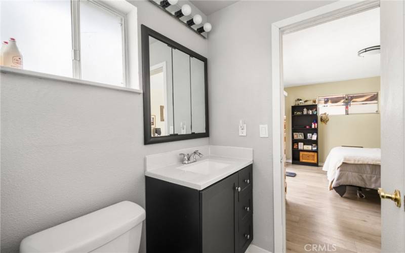 Jack and Jill Bathroom between Primary Bedroom and 2nd Bedroom