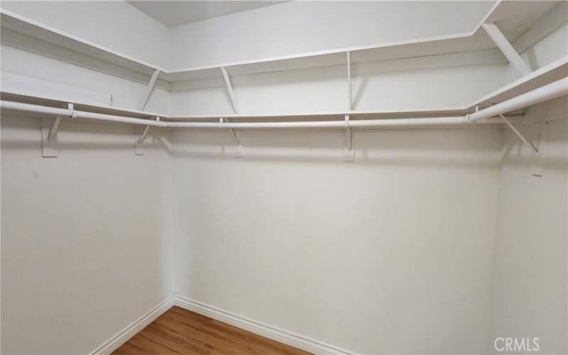 Primary Walk in Closet