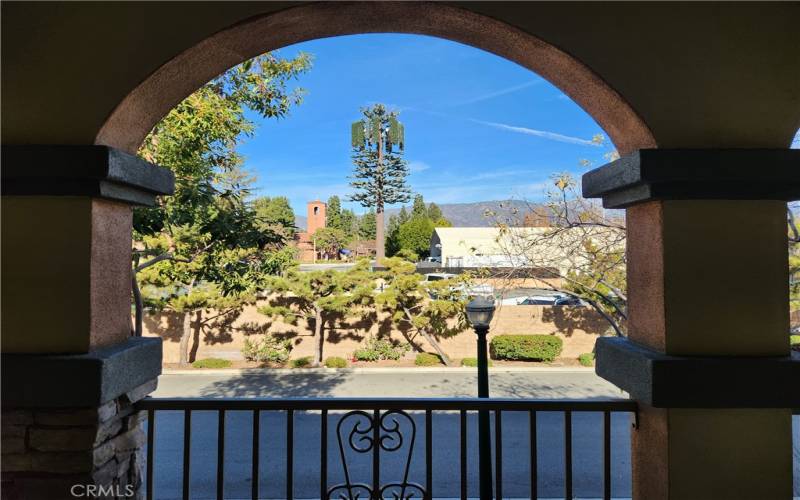 View from 2nd floor balcony