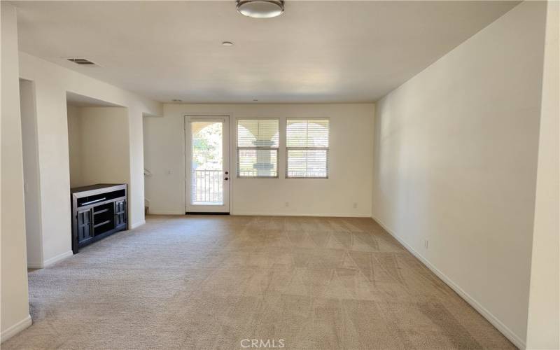 Living room with balcony