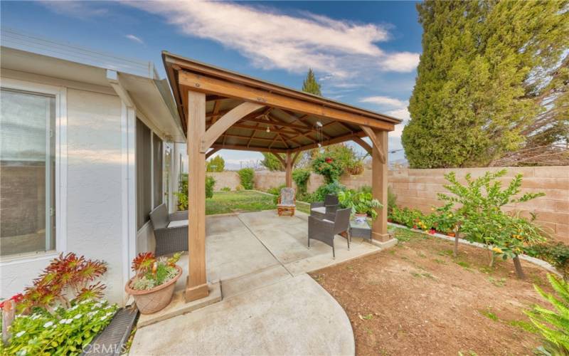 Patio Area in Backyard