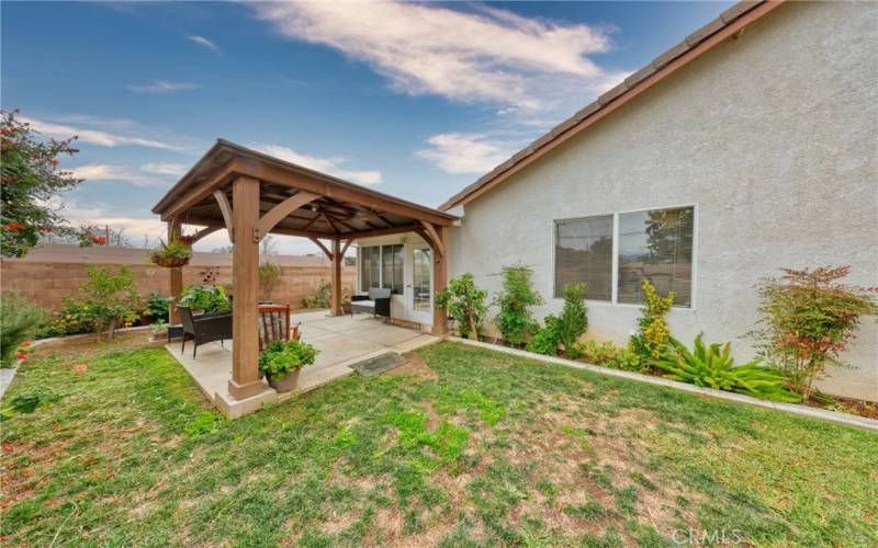 Patio Area in Backyard