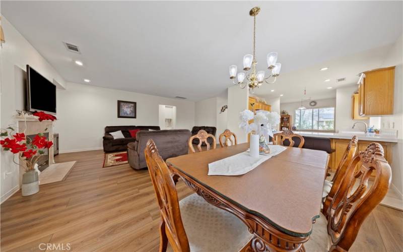 Dining Room into Living Room