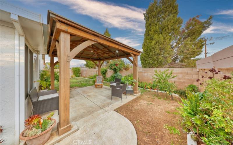 Patio Area in Backyard