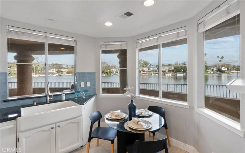 It's rare that kitchen's are thought of as a peaceful retreat, but this one definitely qualifies!