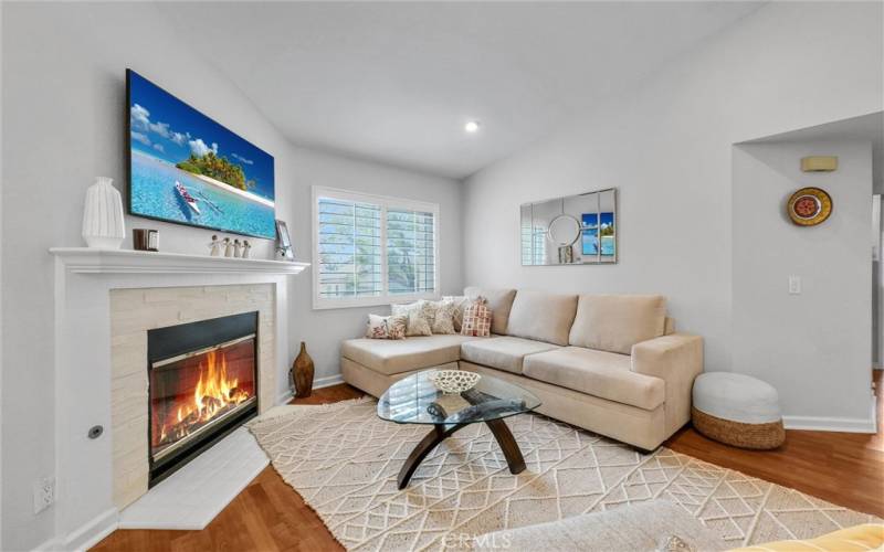 Family Room w/Cozy Fireplace