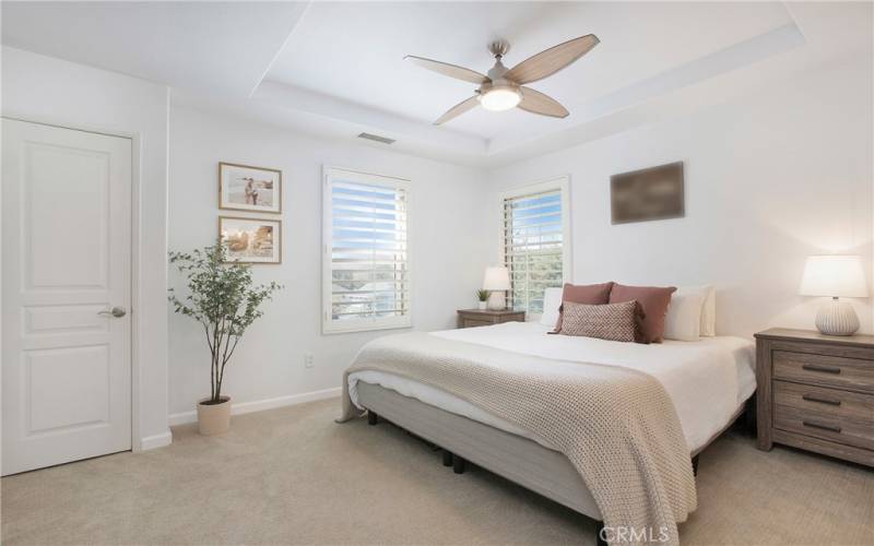 Primary Bedroom with walk in closet