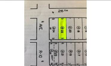 0 26th Ste Vic Avenue R10, Palmdale, California 93550, ,Land,Buy,0 26th Ste Vic Avenue R10,SR25002899