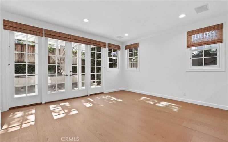 Family room off kitchen