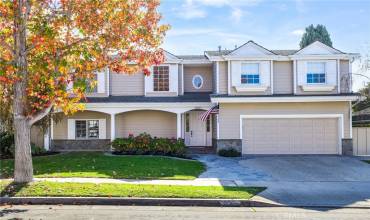 Inviting curb appeal with a front covered patio