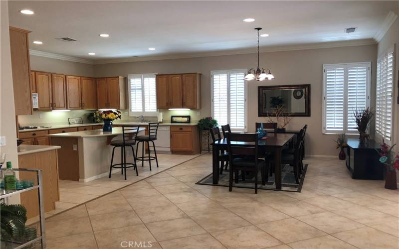 Dining Room and Island Kitchen