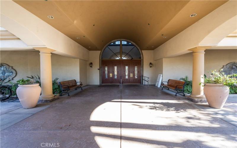 Main Clubhouse Entrance