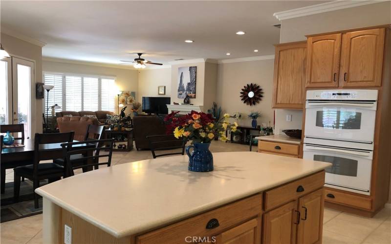 Kitchen overlooks the Great Room