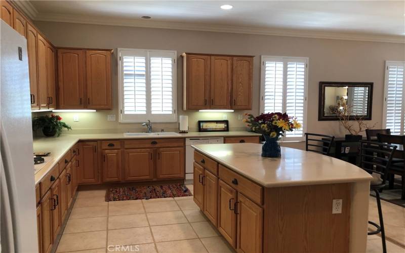 Lower Cabinets have Pull-out Drawers. Also not shown is a Walk-in Pantry in the Laundry Room which is off of the Kitchen