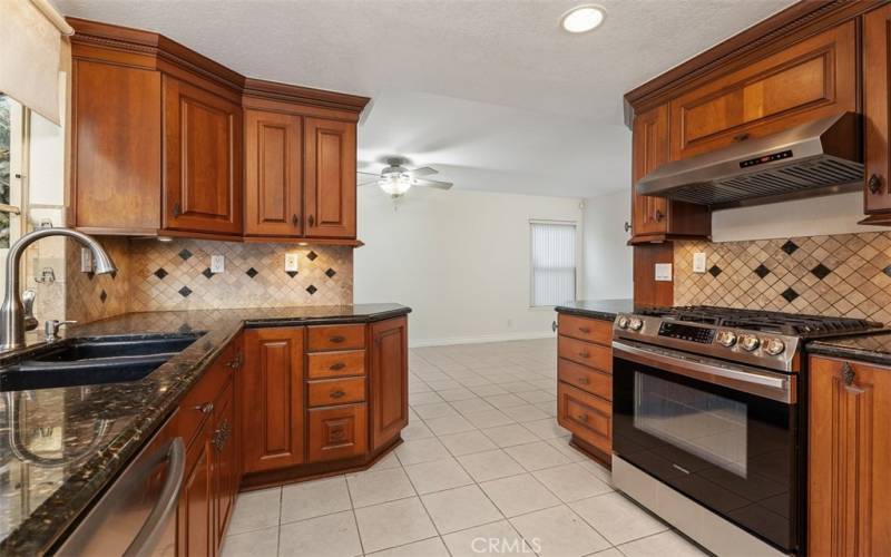 Remodeled kitchen