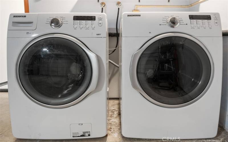 Laundry in garage