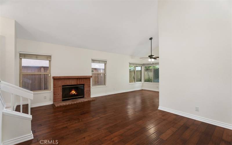 Two story ceiling Living and Dining