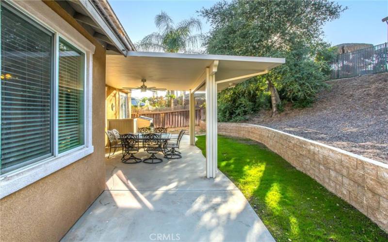 Covered patio