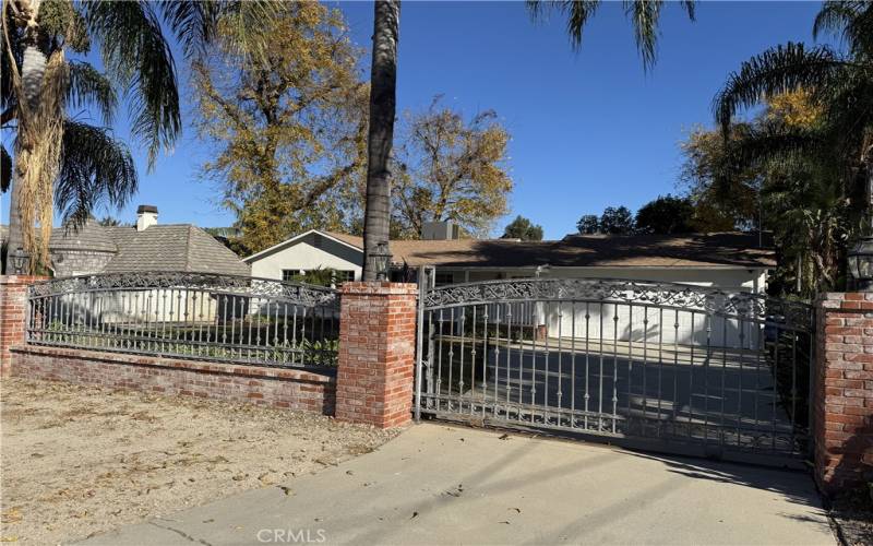 Front of Home with Gate