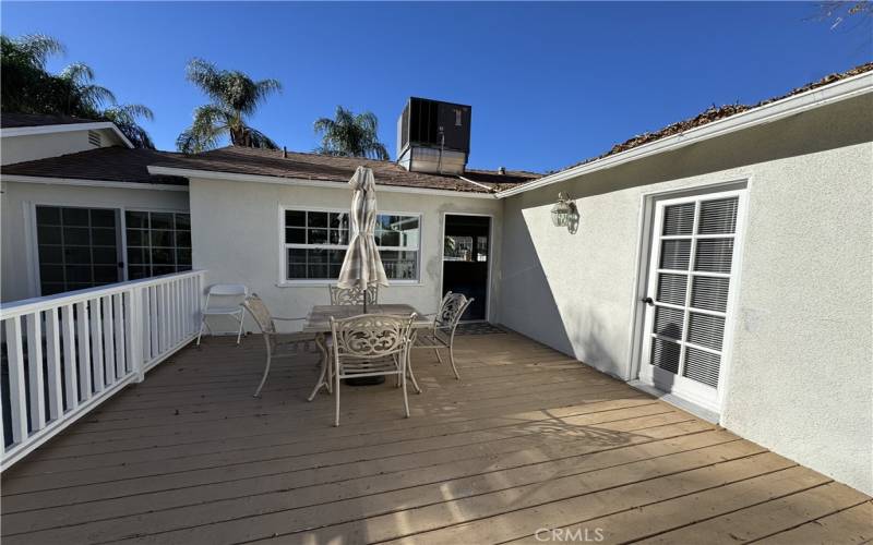 Back Patio Reverse Angle