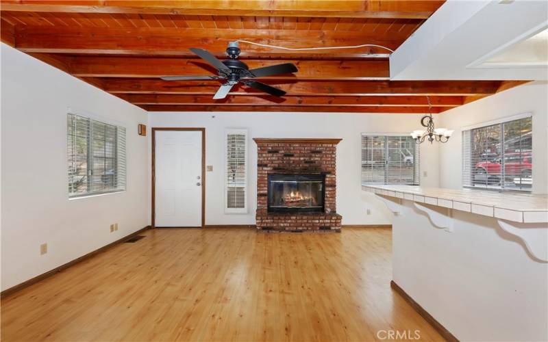 LIVING ROOM/FIREPLACE