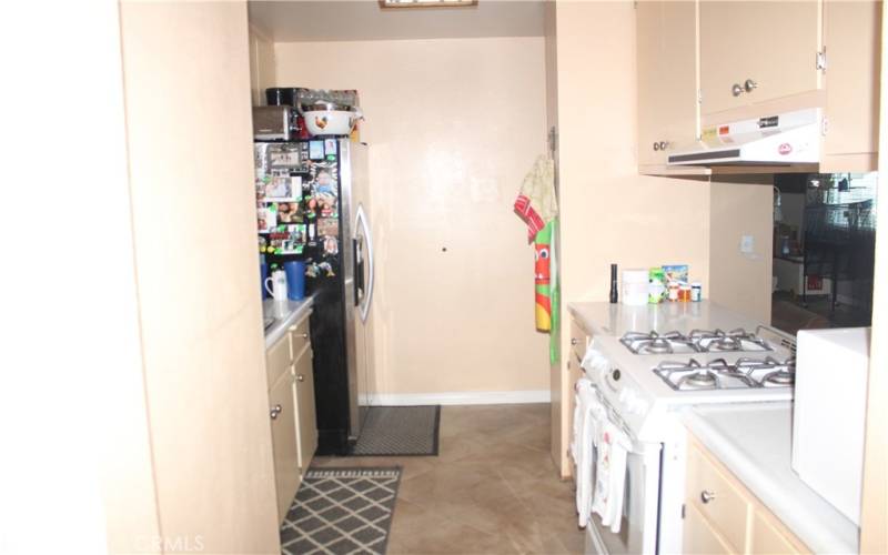 Kitchen view from family room doorway