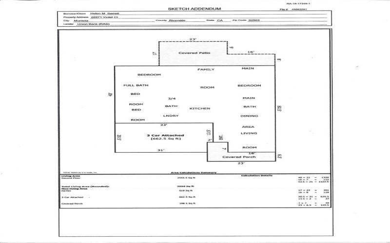 Floor Plan of home