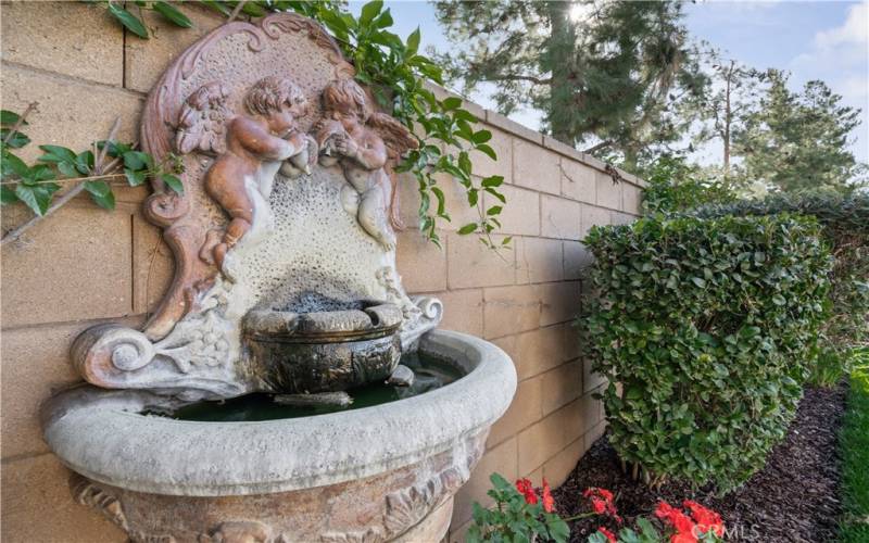 Patio fountain