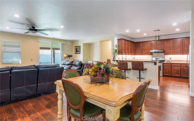 Dining Area View Showing Open Floor Plan