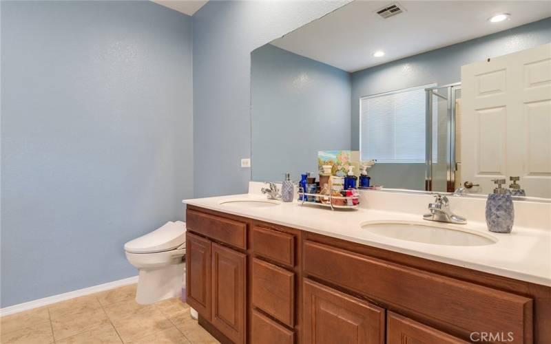 Primary Bathroom with Dual Sinks