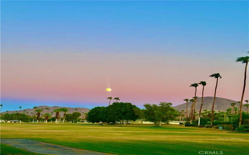 Full Moon over Shadow Mountain Golf Course