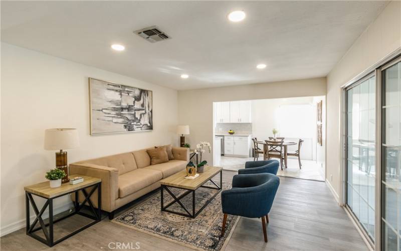 Living Room and Breakfast nook