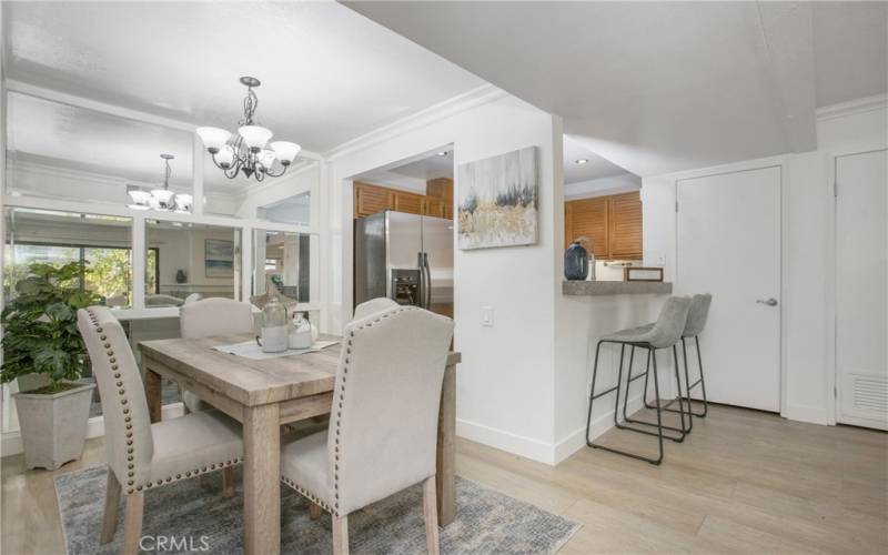 Dining Room and Kitchen