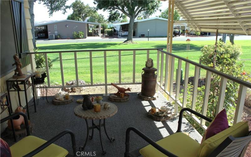 Patio View to Greenbelt