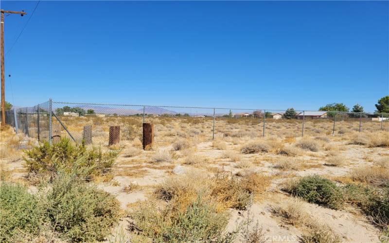 View of the lot at the corner of Foothill and Dusty Lane.