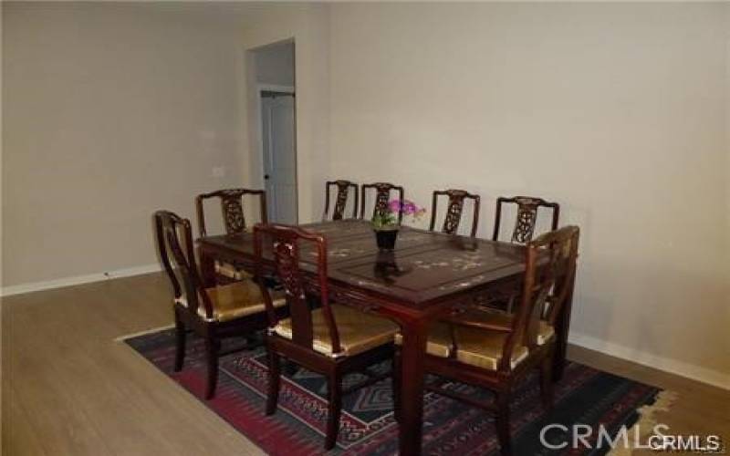 Formal dining area off kitchen.