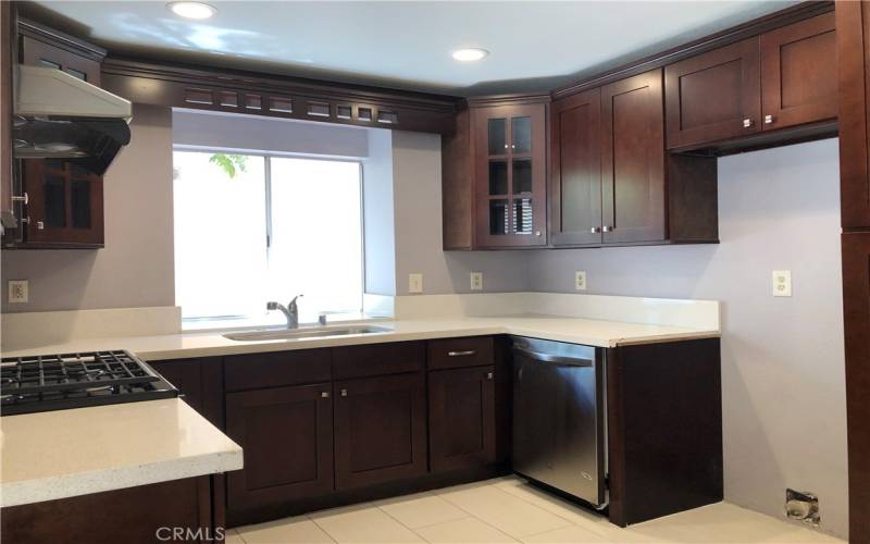 Modern kitchen with Quartz counter top