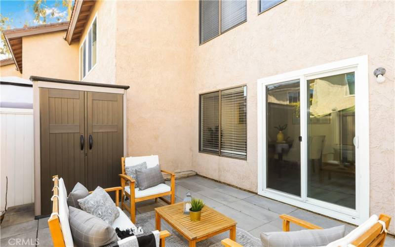 The newer oversized  shed is also included in the sale of this home, providing homeowners with additional storage space for their belongings.