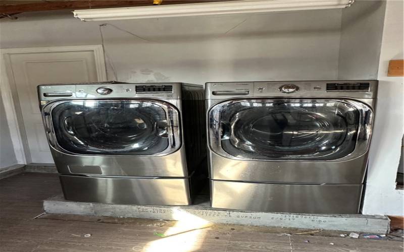 Washer and dryer