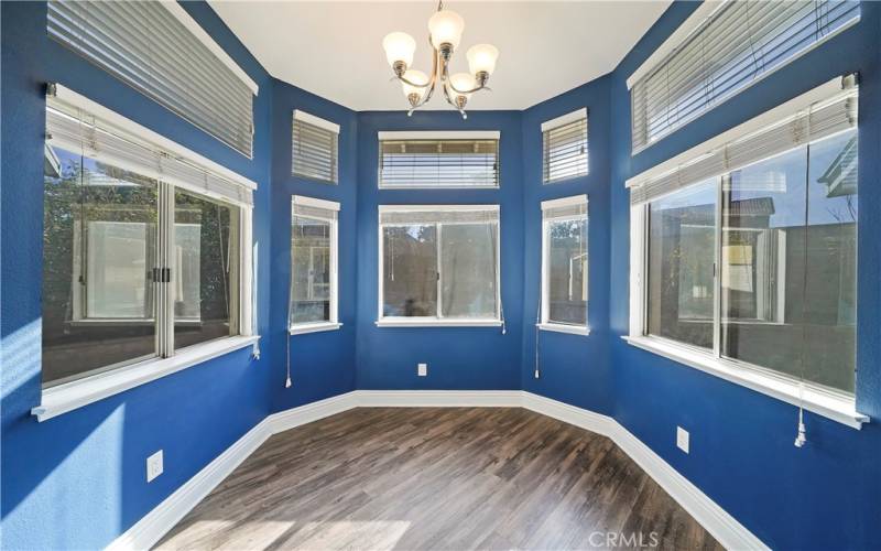 Breakfast Nook - High ceilings with turet like ceiling