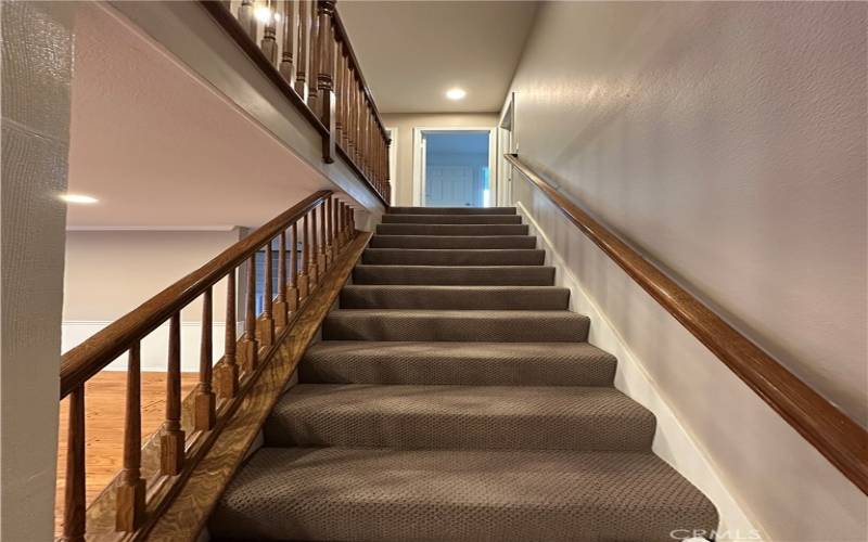 Stairs lead to all upstairs bedrooms.