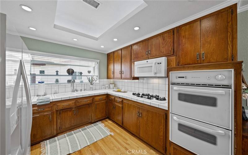 Plenty of cabinets and counter space