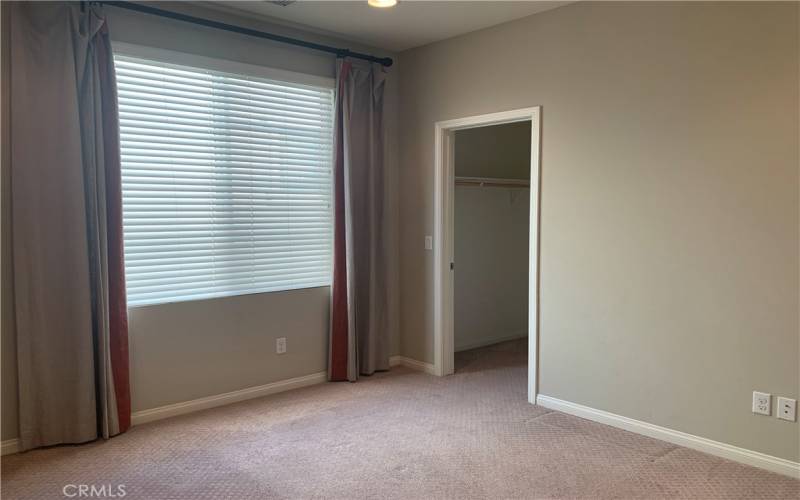 Second bedroom has walk-in closet