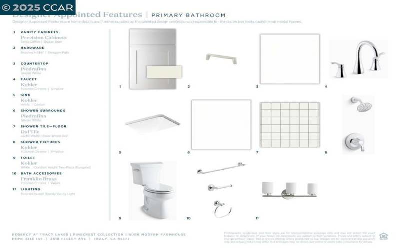 Primary Bathroom Features