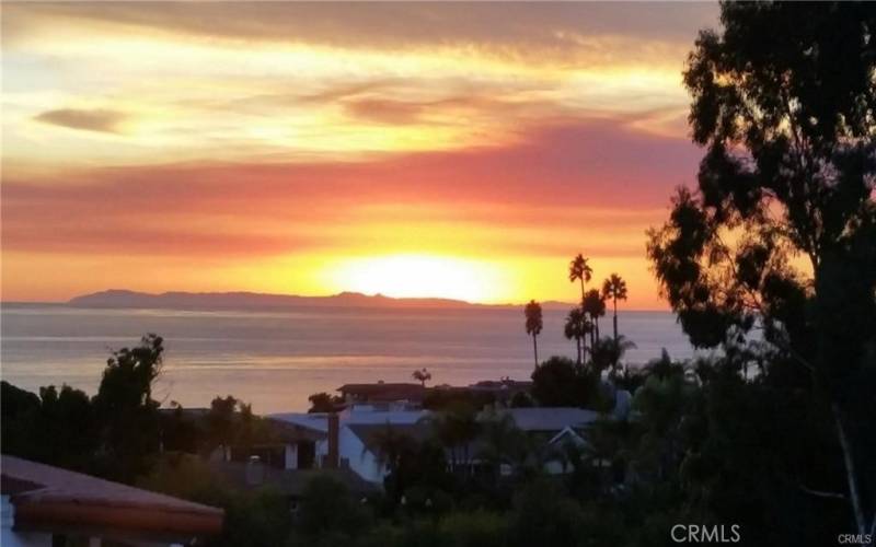 Sunset views from community rooftop deck