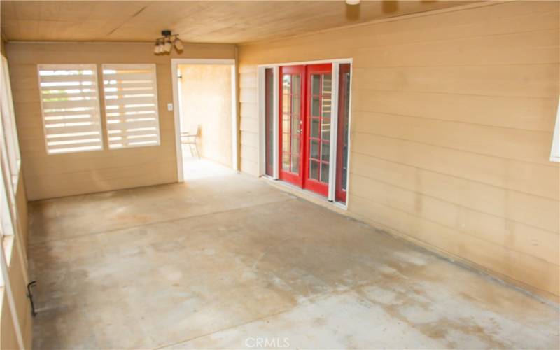 Giant Arizona Room/ enclosed patio on the rear of the home.