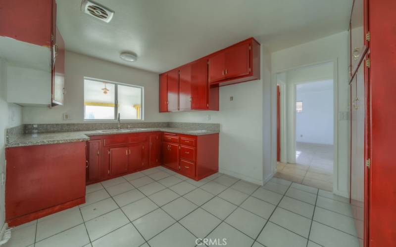 KITCHEN WITH TILE FLOORING