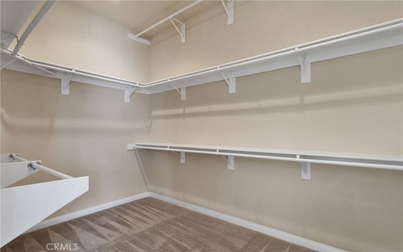 Primary walk-in closet