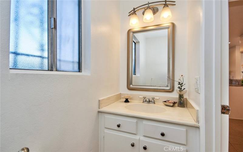 Guest powder room