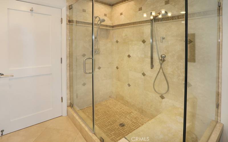 Oversized shower in primary bath